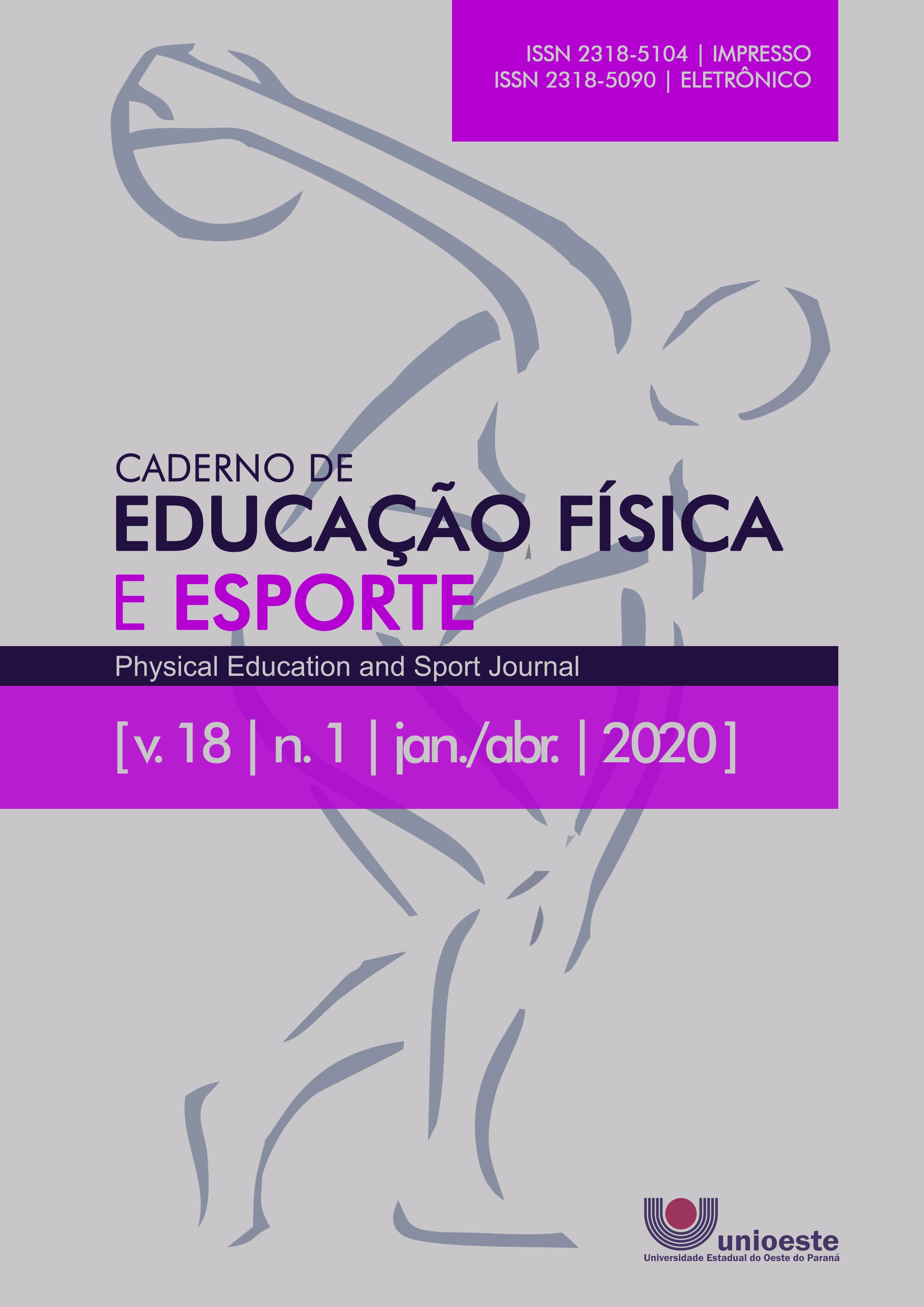 					View Vol. 18 No. 1 (2020): Caderno de Educação Física e Esporte
				