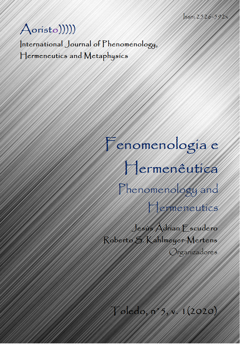 					Visualizar v. 3 n. 1 (2020): Fenomenologia e Hermenêutica
				