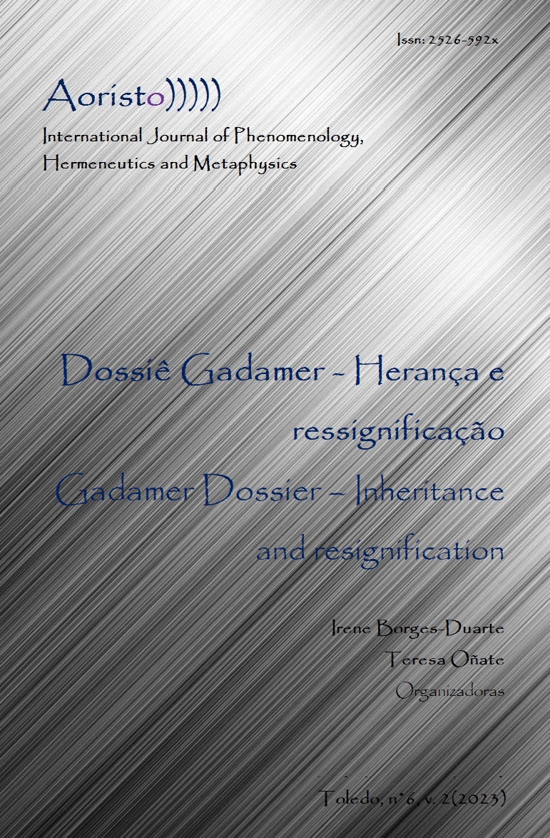 					Ver Vol. 6 Núm. 2 (2023): Dossiê Gadamer – Herança e ressignificação
				